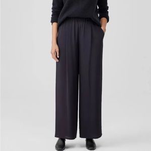 Eileen Fisher Silk Wide Leg Pants